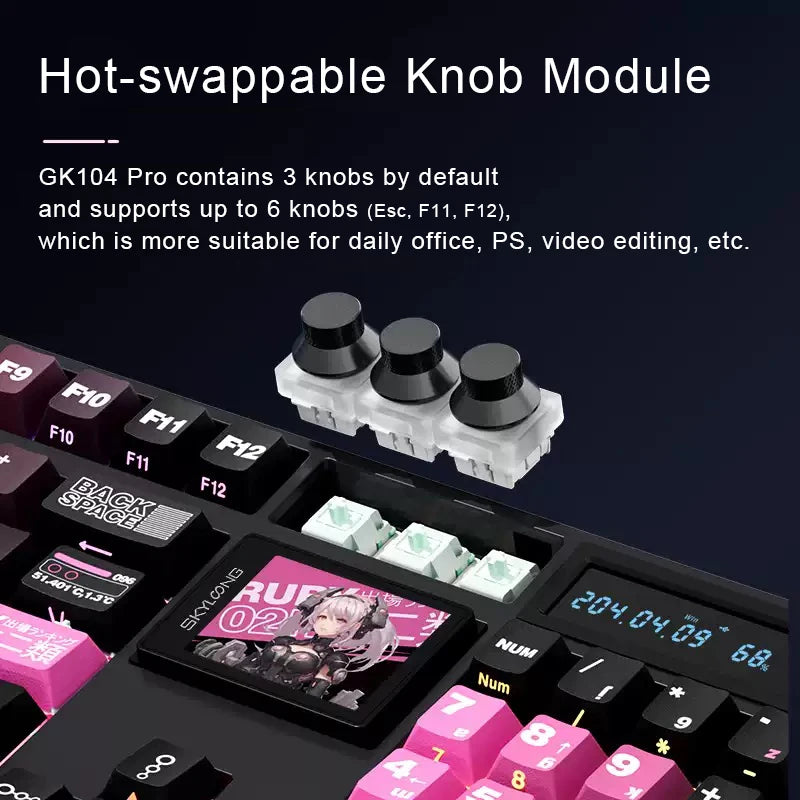 SKYLOONG GK104 Pro Mechanical E-sport Gamer Keyboard