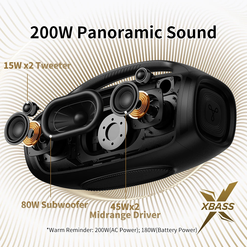 TRIBIT StormBox Blast 2 Bluetooth Speaker