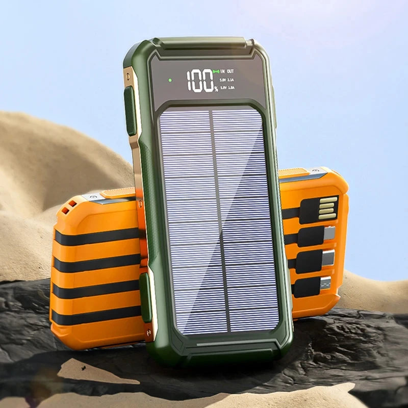 80000mAh Large Capacity Portable Outdoor Solar Mobile Power