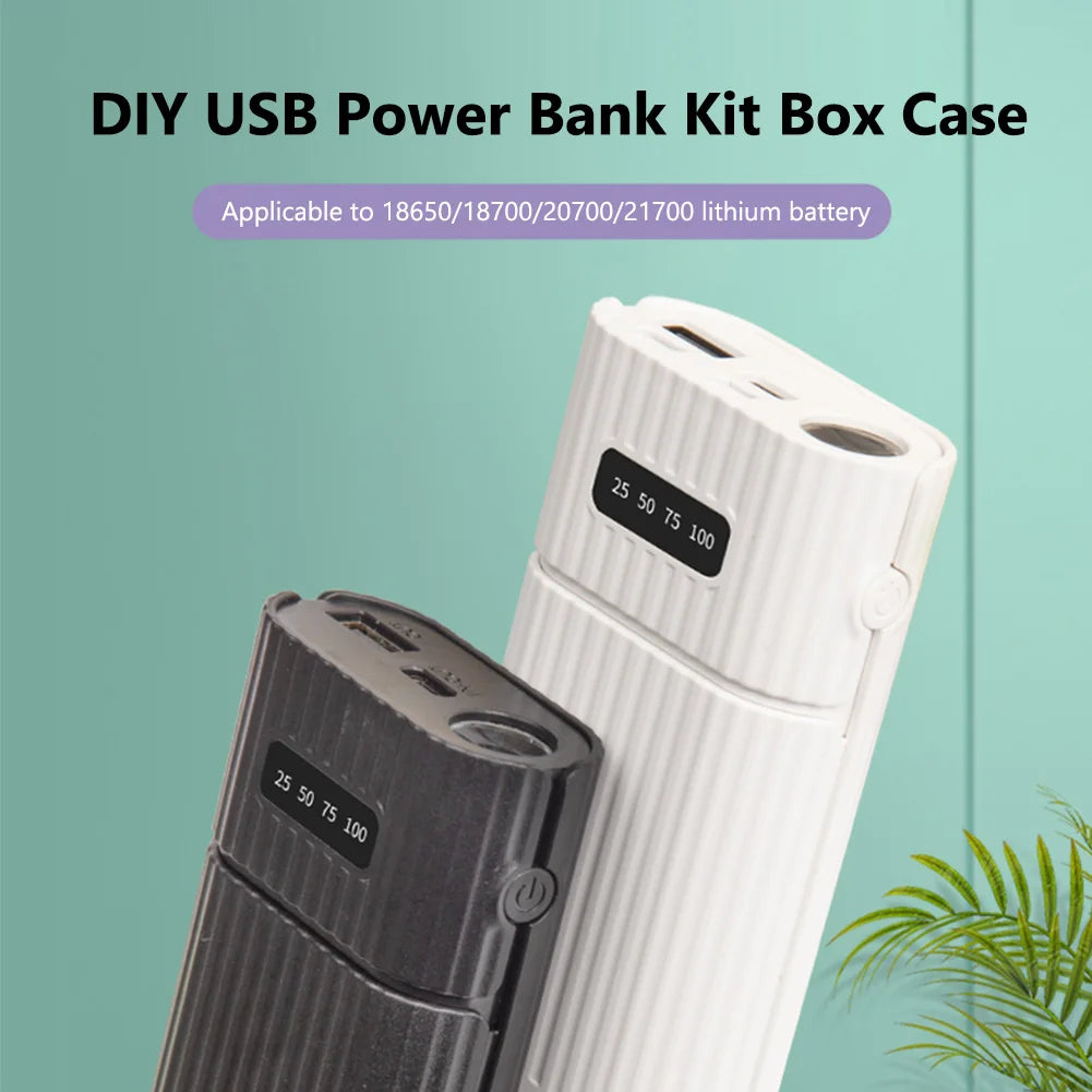 DIY USB Power Bank Kit Box Case