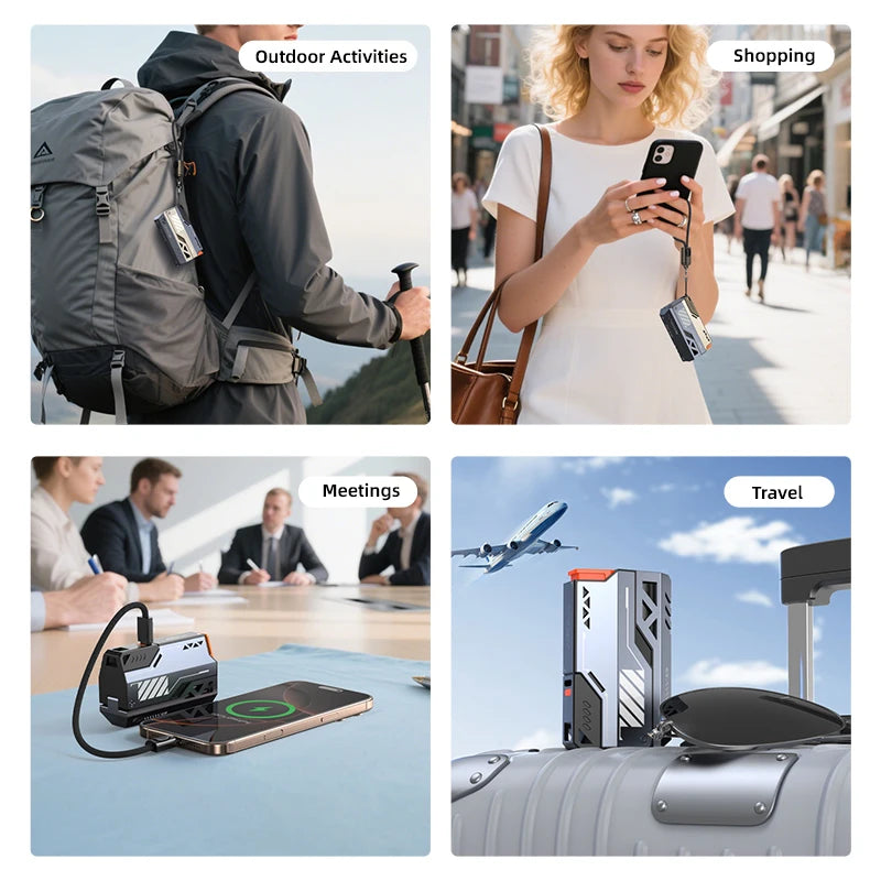 Vyvylabs 10000-50000mAh Detachable Power Bank