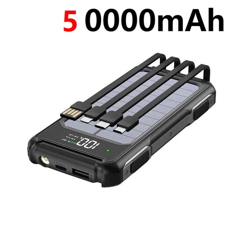 80000mAh Large Capacity Portable Outdoor Solar Mobile Power