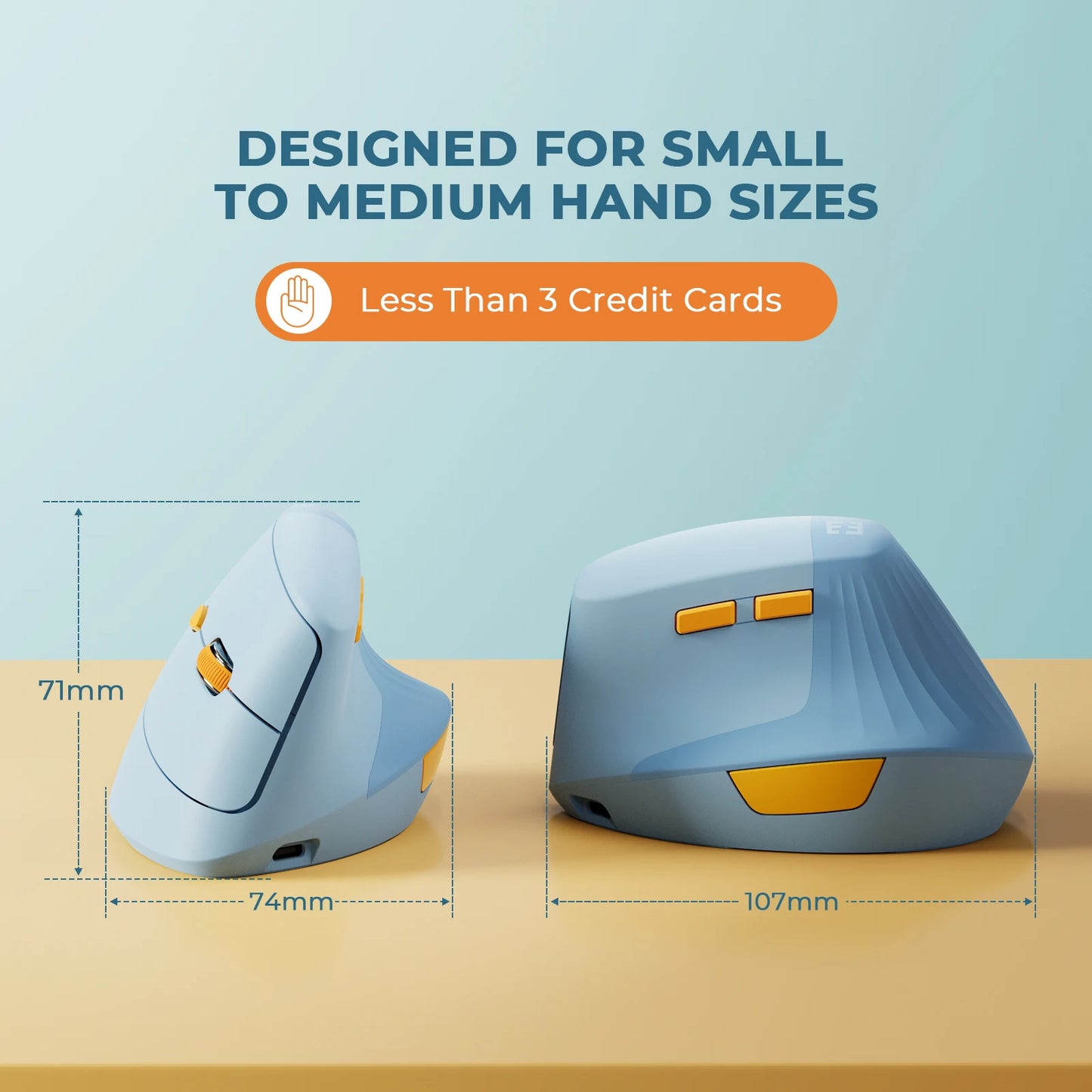 SEENDA Vertical Wireless Mouse