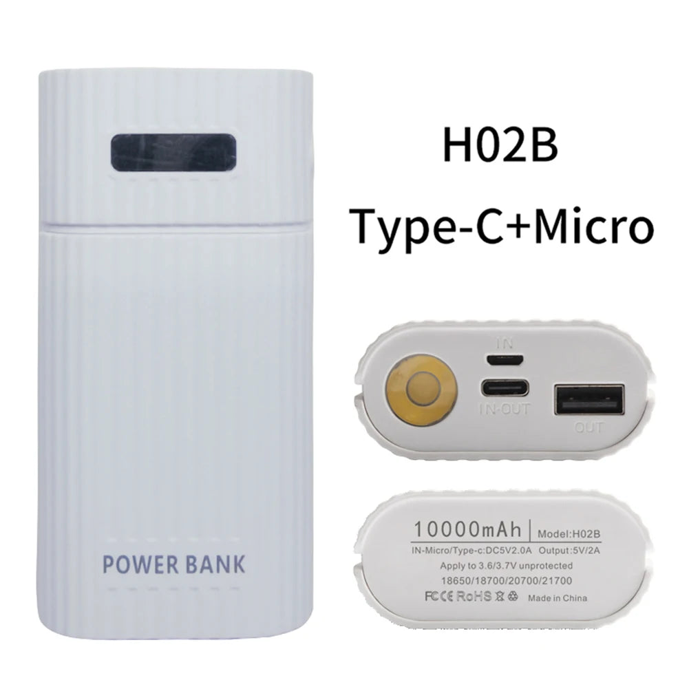 DIY USB Power Bank Kit Box Case