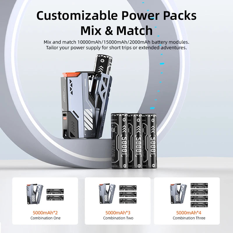 Vyvylabs 10000-50000mAh Detachable Power Bank