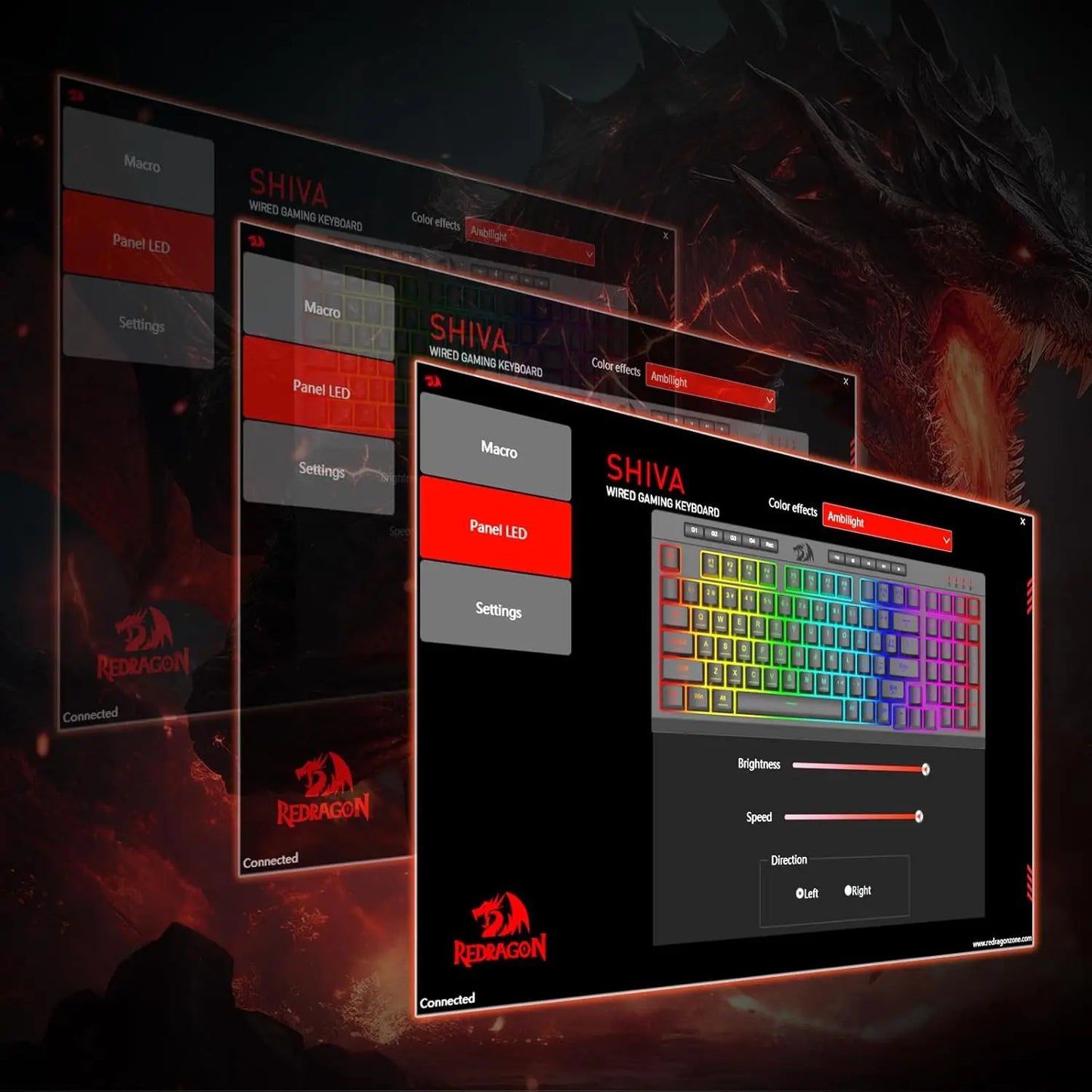 Redragon K515 Shiva RGB Membrane Gaming Keyboard