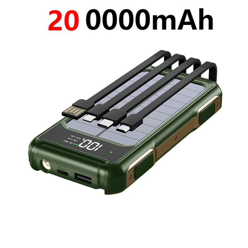 80000mAh Large Capacity Portable Outdoor Solar Mobile Power