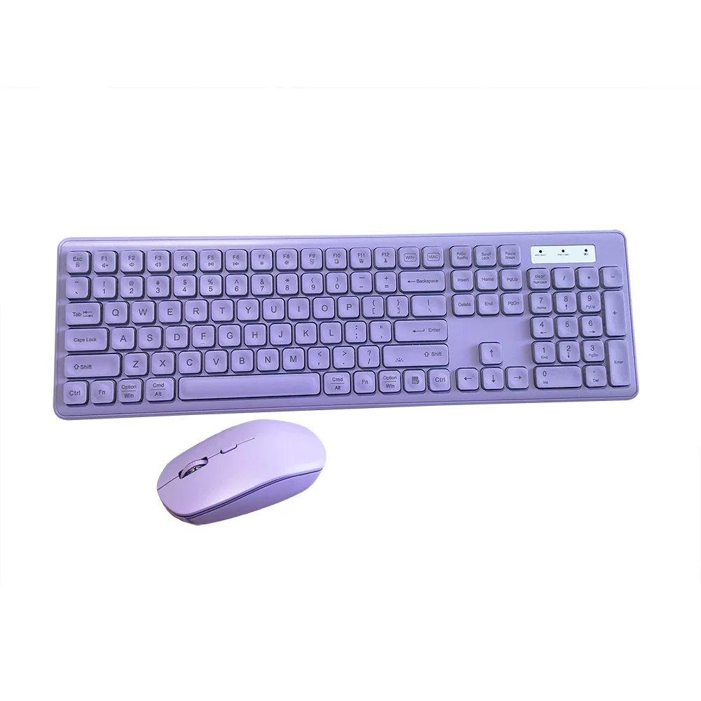 Wireless Keyboard and Mouse Combo RGB Backlit