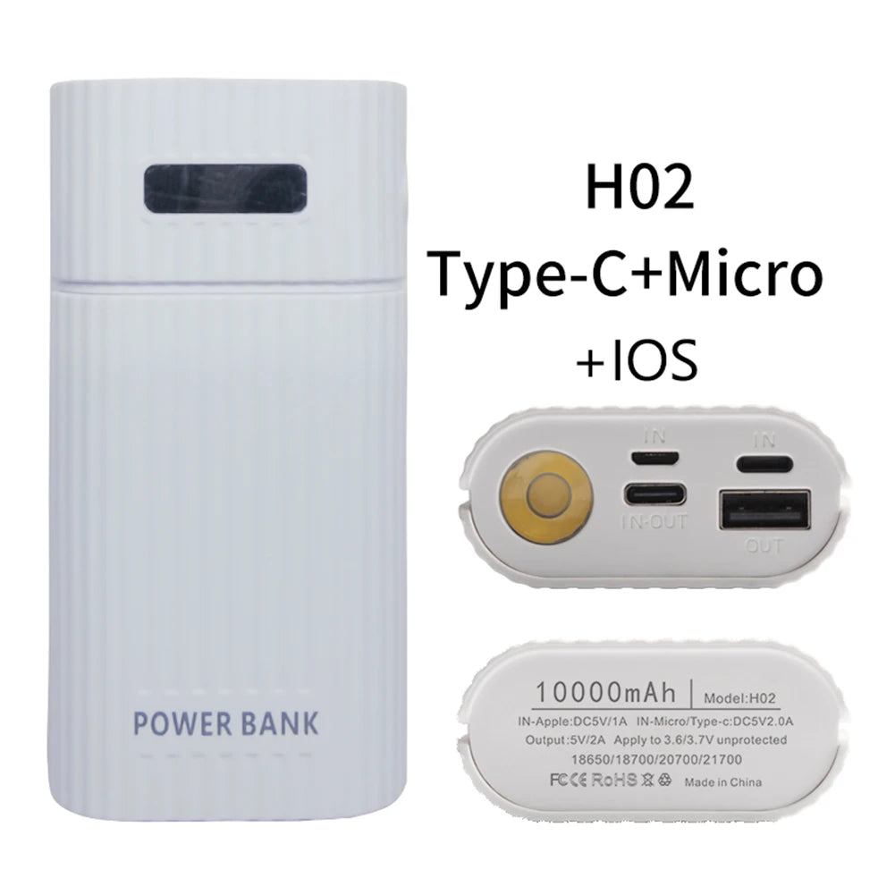 DIY USB Power Bank Kit Box Case