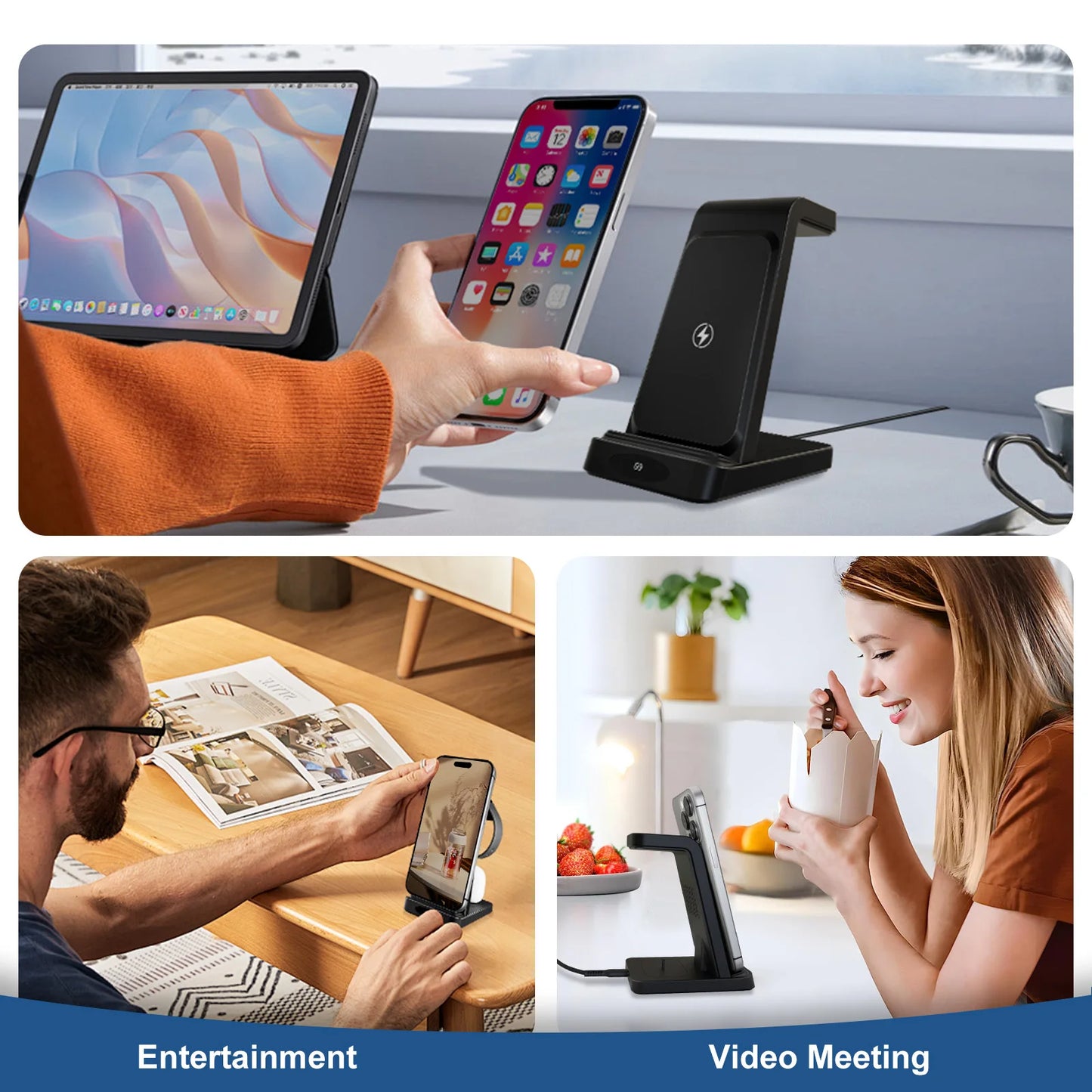 3-in-1 Wireless Charging Station