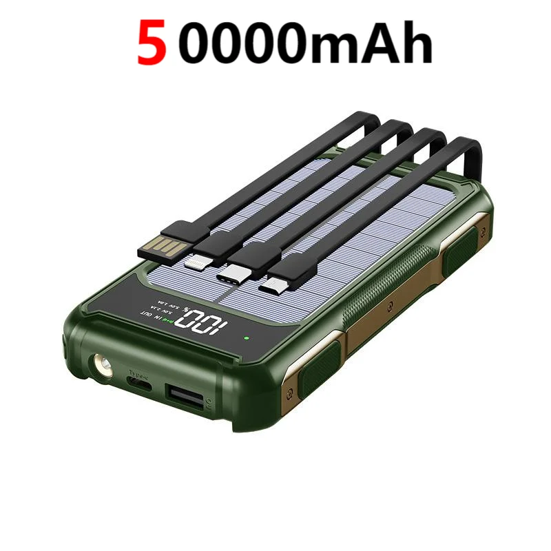 80000mAh Large Capacity Portable Outdoor Solar Mobile Power