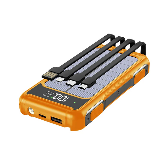 80000mAh Large Capacity Portable Outdoor Solar Mobile Power