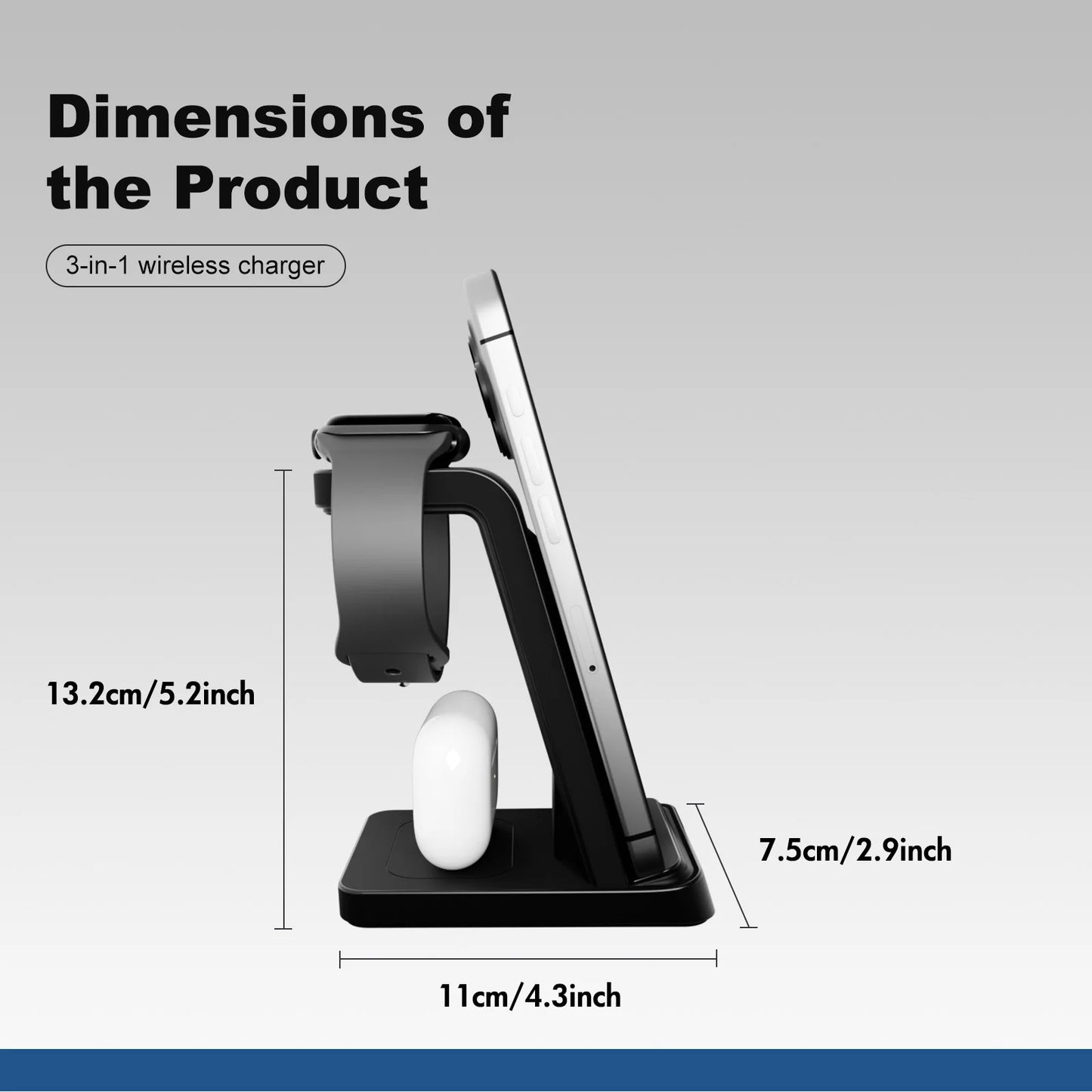 3-in-1 Wireless Charging Station